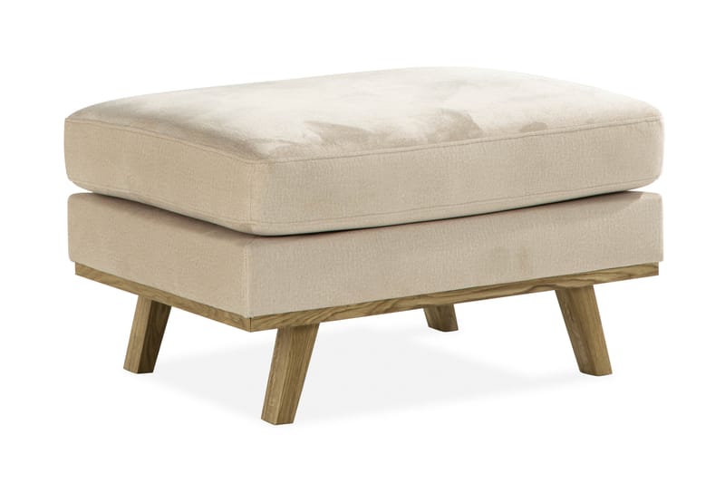 Copenhagen Fotpall Sammet - Beige - Möbler - Stolar & fåtöljer - Pall & puff - Fotpall