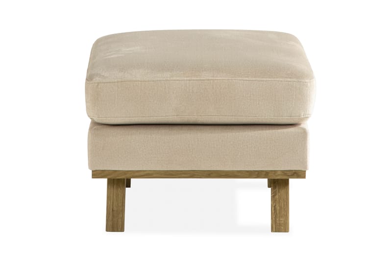 Copenhagen Fotpall Sammet - Beige - Möbler - Stolar & fåtöljer - Pall & puff - Fotpall