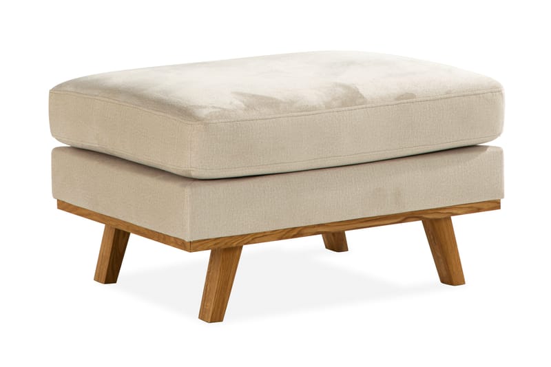 Copenhagen Fotpall Sammet - Beige - Möbler - Stolar & fåtöljer - Pall & puff - Fotpall