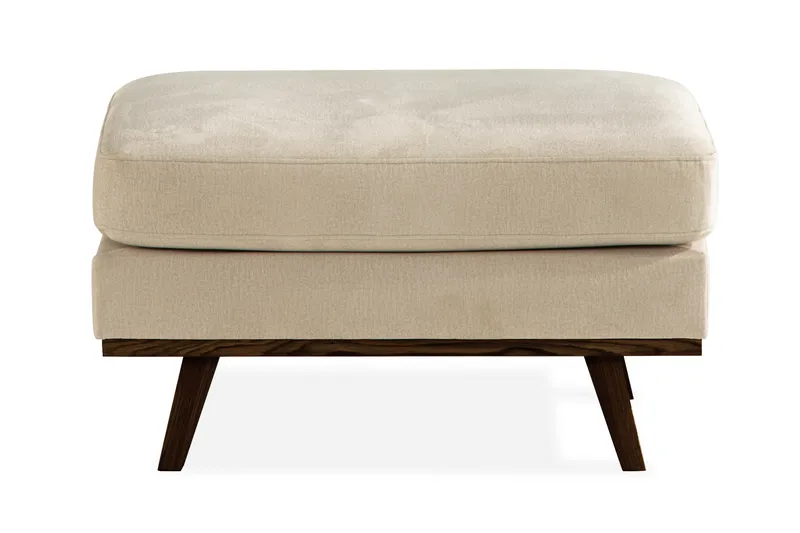 Copenhagen Fotpall Sammet - Beige - Möbler - Stolar & fåtöljer - Pall & puff - Fotpall