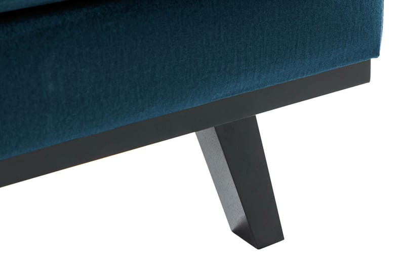 Copenhagen Fotpall Sammet - Blå - Möbler - Stolar & fåtöljer - Pall & puff - Fotpall