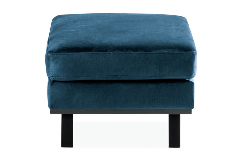 Copenhagen Fotpall Sammet - Blå - Möbler - Stolar & fåtöljer - Pall & puff - Fotpall