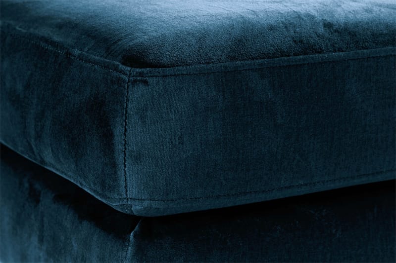 Copenhagen Fotpall Sammet - Blå - Möbler - Stolar & fåtöljer - Pall & puff - Fotpall