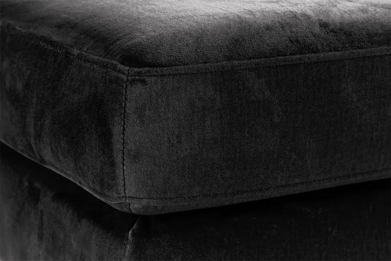 Copenhagen Fotpall Sammet - Grå - Möbler - Stolar & fåtöljer - Pall & puff - Fotpall