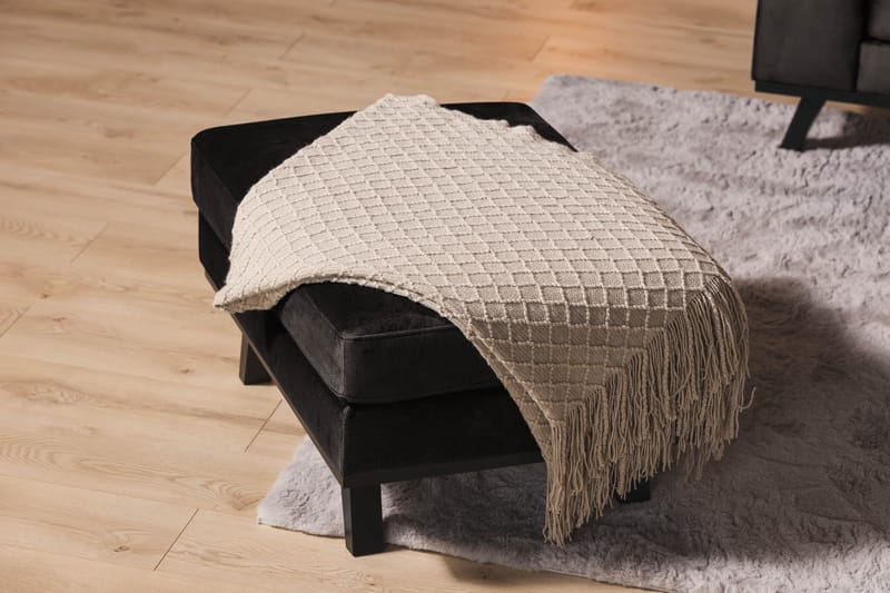 Copenhagen Fotpall Sammet - Grå - Möbler - Stolar & fåtöljer - Pall & puff - Fotpall