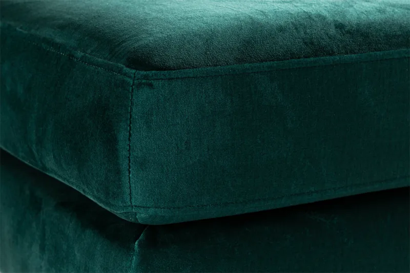 Copenhagen Fotpall Sammet - Grön - Möbler - Stolar & fåtöljer - Pall & puff - Fotpall