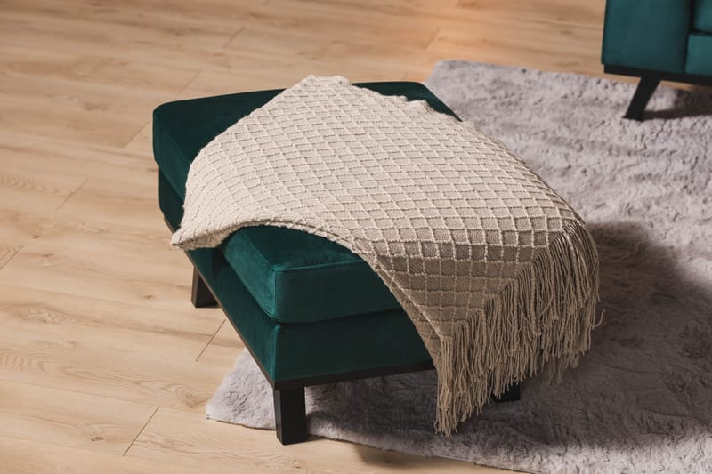 Copenhagen Fotpall Sammet - Grön - Möbler - Stolar & fåtöljer - Pall & puff - Fotpall