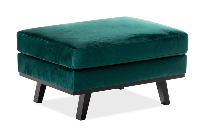 Copenhagen Fotpall Sammet - Grön - Möbler - Stolar & fåtöljer - Pall & puff - Fotpall