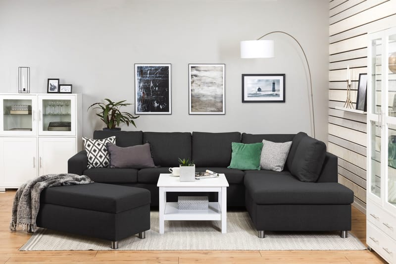 Crazy Fotpall med Förvaring 120x50 - Antracit - Möbler - Stolar & fåtöljer - Pall & puff - Fotpall