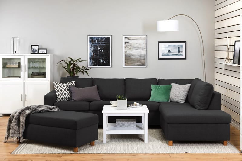 Crazy Fotpall med Förvaring 120x50 - Antracit - Möbler - Stolar & fåtöljer - Pall & puff - Fotpall