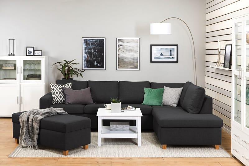 Crazy Fotpall med Förvaring 120x50 - Antracit - Möbler - Stolar & fåtöljer - Pall & puff - Fotpall