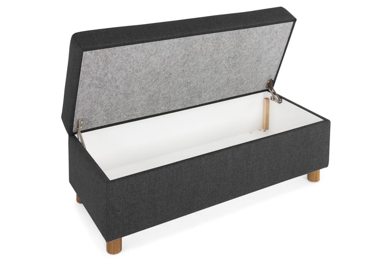 Crazy Fotpall med Förvaring 120x50 - Antracit - Möbler - Stolar & fåtöljer - Pall & puff - Fotpall