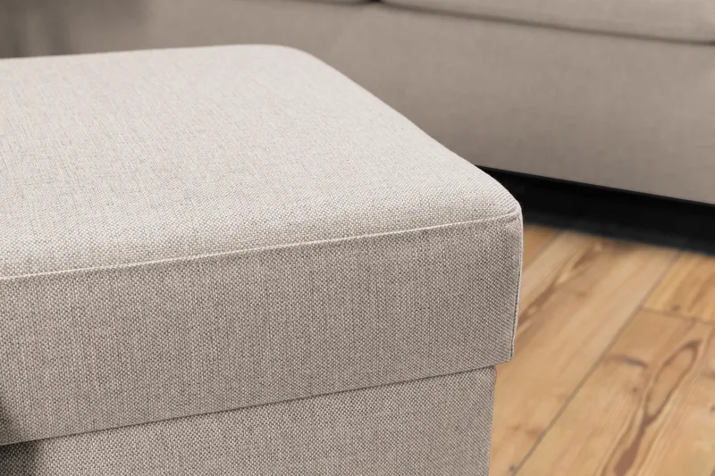 Crazy Fotpall med Förvaring 120x50 - Beige - Möbler - Stolar & fåtöljer - Pall & puff - Fotpall