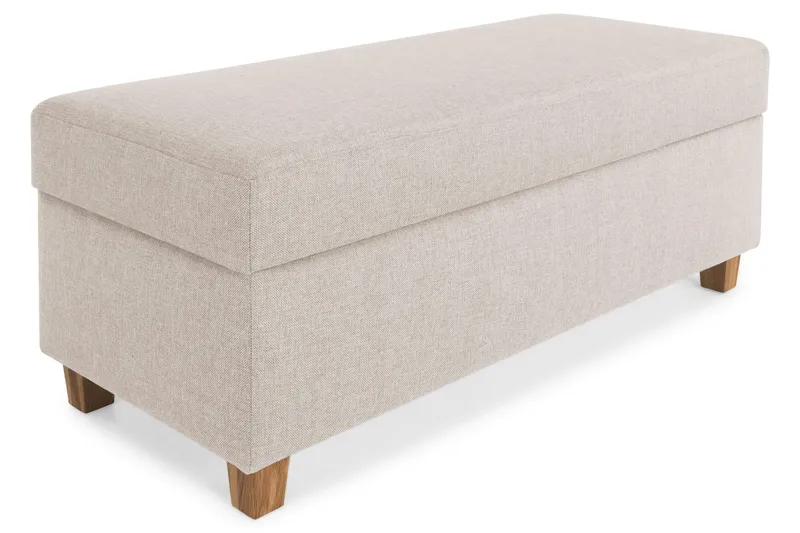 Crazy Fotpall med Förvaring 120x50 - Beige - Möbler - Stolar & fåtöljer - Pall & puff - Fotpall