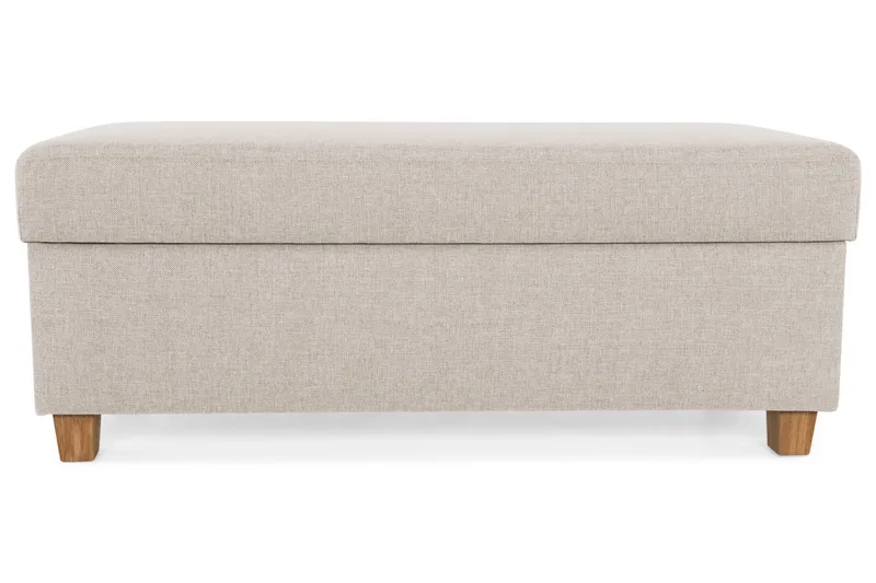 Crazy Fotpall med Förvaring 120x50 - Beige - Möbler - Stolar & fåtöljer - Pall & puff - Fotpall