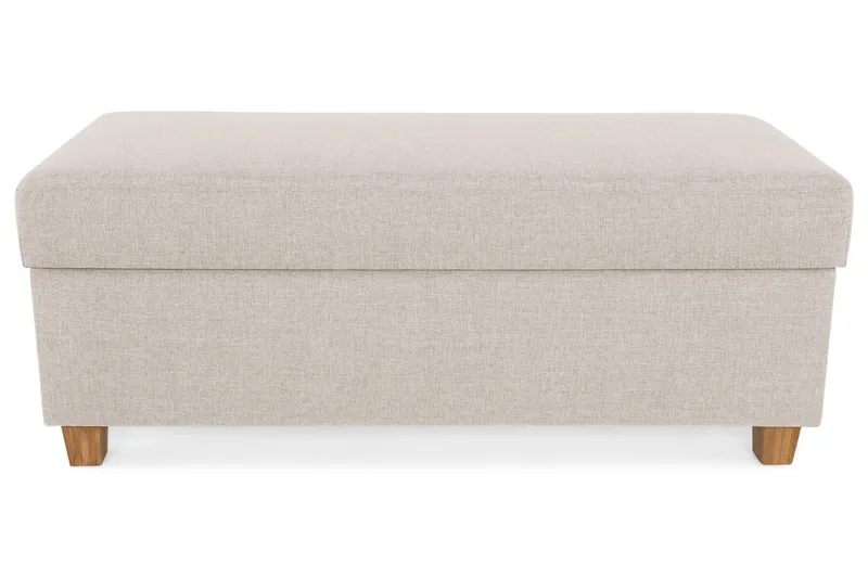 Crazy Fotpall med Förvaring 120x50 - Beige - Möbler - Stolar & fåtöljer - Pall & puff - Fotpall