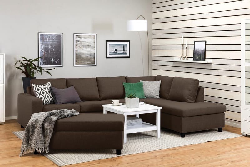 Crazy Fotpall med Förvaring 120x50 - Brun - Möbler - Stolar & fåtöljer - Pall & puff - Fotpall