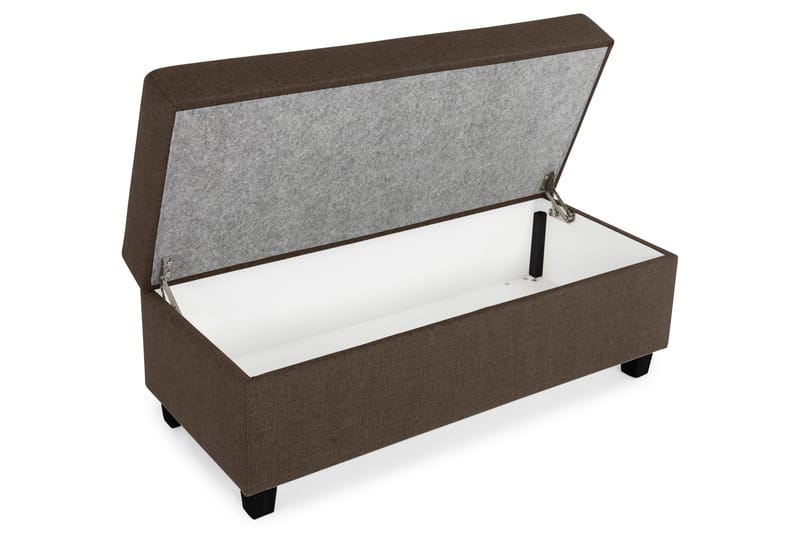 Crazy Fotpall med Förvaring 120x50 - Brun - Möbler - Stolar & fåtöljer - Pall & puff - Fotpall