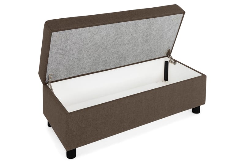 Crazy Fotpall med Förvaring 120x50 - Brun - Möbler - Stolar & fåtöljer - Pall & puff - Fotpall