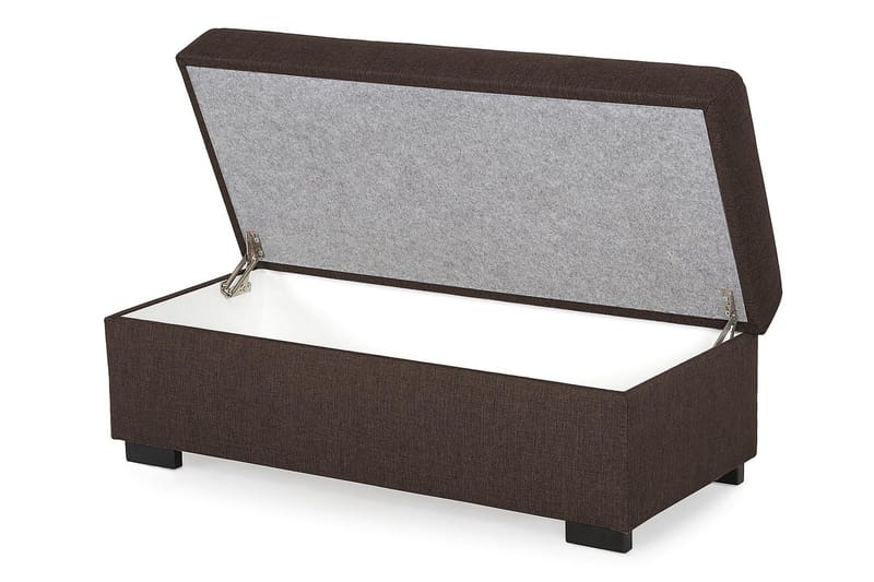 Crazy Fotpall med Förvaring 120x50 - Brun - Möbler - Stolar & fåtöljer - Pall & puff - Fotpall