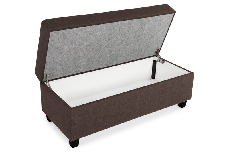 Crazy Fotpall med Förvaring 120x50 - Brun - Möbler - Stolar & fåtöljer - Pall & puff - Fotpall