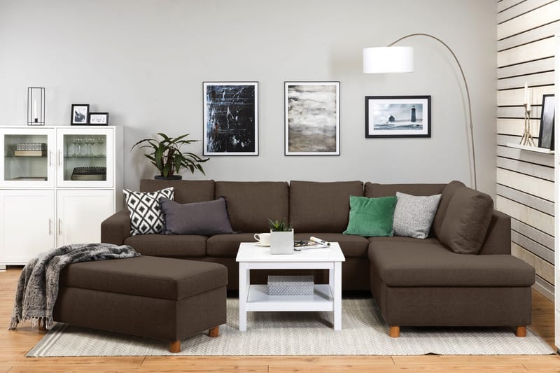 Crazy Fotpall med Förvaring 120x50 - Brun - Möbler - Stolar & fåtöljer - Pall & puff - Fotpall