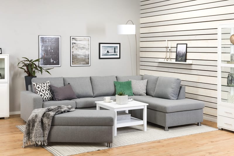 Crazy Fotpall med Förvaring 120x50 - Ljusgrå - Möbler - Stolar & fåtöljer - Pall & puff - Fotpall