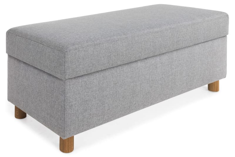 Crazy Fotpall med Förvaring 120x50 - Ljusgrå - Möbler - Stolar & fåtöljer - Pall & puff - Fotpall