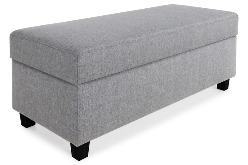 Crazy Fotpall med Förvaring 120x50 - Ljusgrå - Möbler - Stolar & fåtöljer - Pall & puff - Fotpall