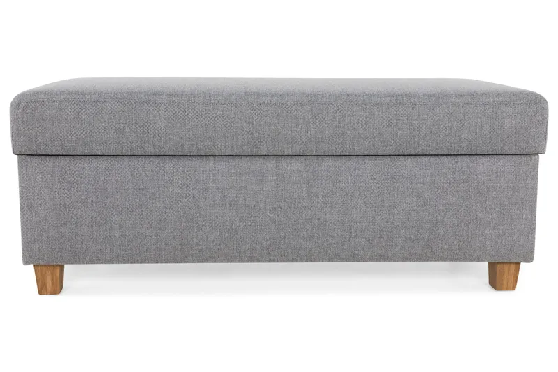 Crazy Fotpall med Förvaring 120x50 - Ljusgrå - Möbler - Stolar & fåtöljer - Pall & puff - Fotpall