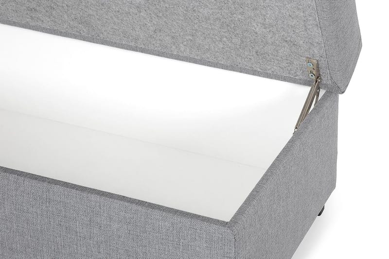 Crazy Fotpall med Förvaring 120x50 - Ljusgrå - Möbler - Stolar & fåtöljer - Pall & puff - Fotpall
