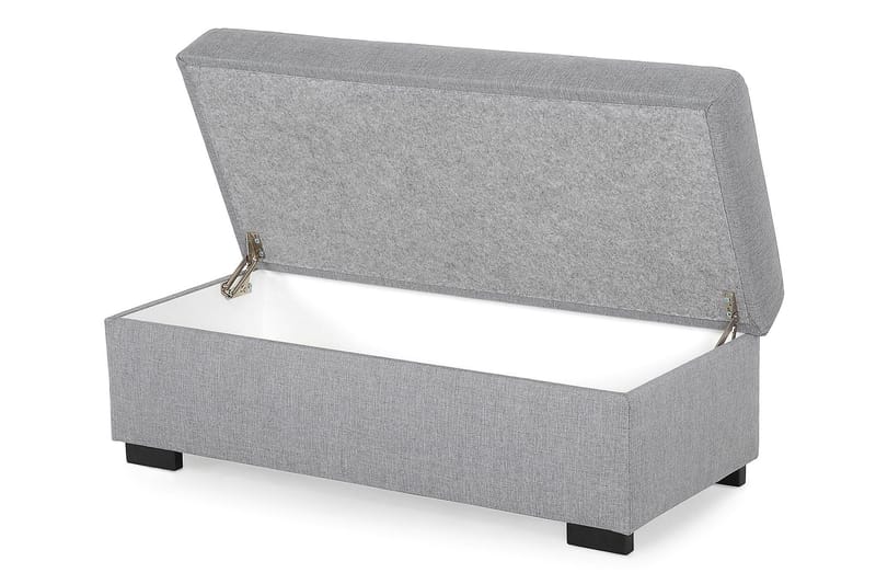 Crazy Fotpall med Förvaring 120x50 - Ljusgrå - Möbler - Stolar & fåtöljer - Pall & puff - Fotpall