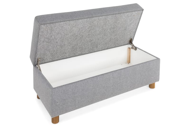 Crazy Fotpall med Förvaring 120x50 - Ljusgrå - Möbler - Stolar & fåtöljer - Pall & puff - Fotpall