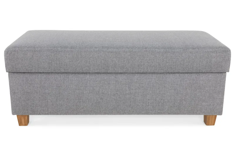 Crazy Fotpall med Förvaring 120x50 - Ljusgrå - Möbler - Stolar & fåtöljer - Pall & puff - Fotpall
