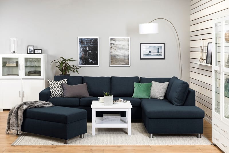 Crazy Fotpall med Förvaring 120x50 - Mörkblå - Möbler - Stolar & fåtöljer - Pall & puff - Fotpall