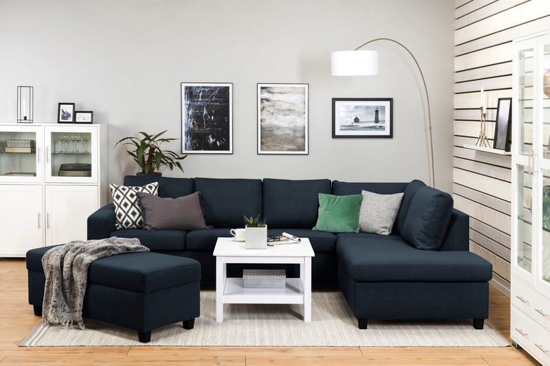 Crazy Fotpall med Förvaring 120x50 - Mörkblå - Möbler - Stolar & fåtöljer - Pall & puff - Fotpall