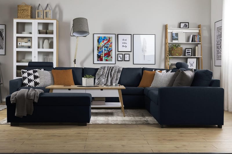 Crazy Fotpall med Förvaring 120x50 - Mörkblå - Möbler - Stolar & fåtöljer - Pall & puff - Fotpall