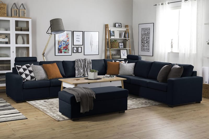 Crazy Fotpall med Förvaring 120x50 - Mörkblå - Möbler - Stolar & fåtöljer - Pall & puff - Fotpall