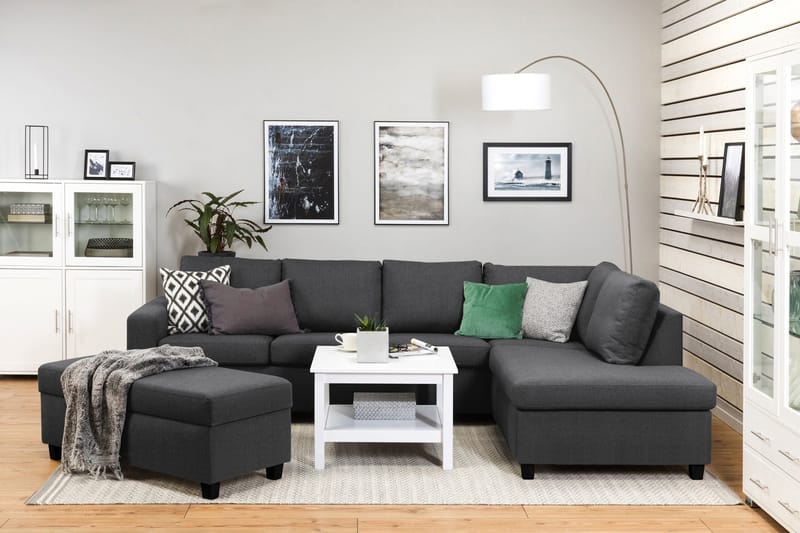 Crazy Fotpall med Förvaring 120x50 - Mörkgrå - Möbler - Stolar & fåtöljer - Pall & puff - Fotpall