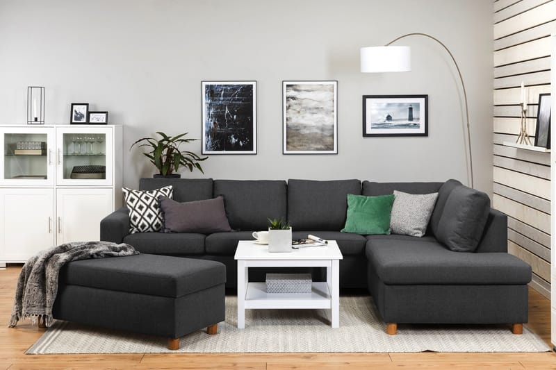 Crazy Fotpall med Förvaring 120x50 - Mörkgrå - Möbler - Stolar & fåtöljer - Pall & puff - Fotpall