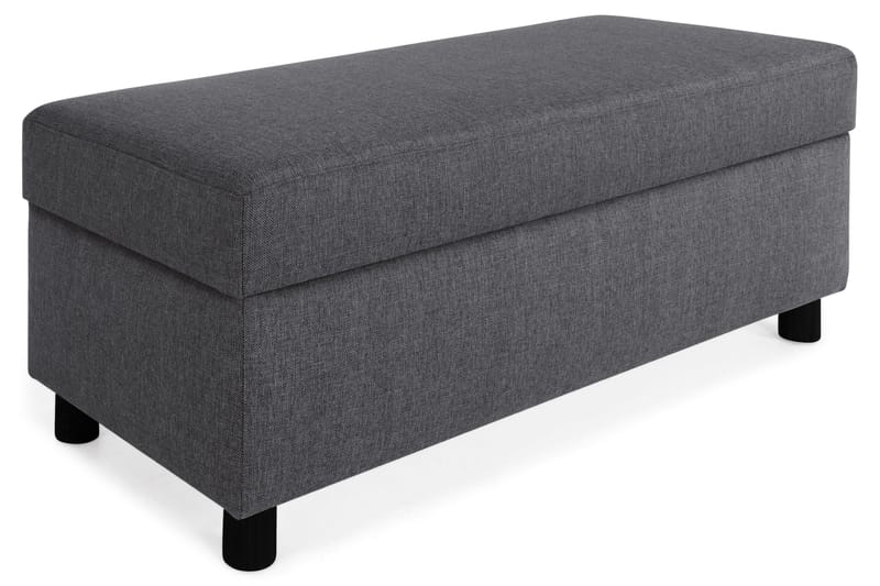 Crazy Fotpall med Förvaring 120x50 - Mörkgrå - Möbler - Stolar & fåtöljer - Pall & puff - Fotpall
