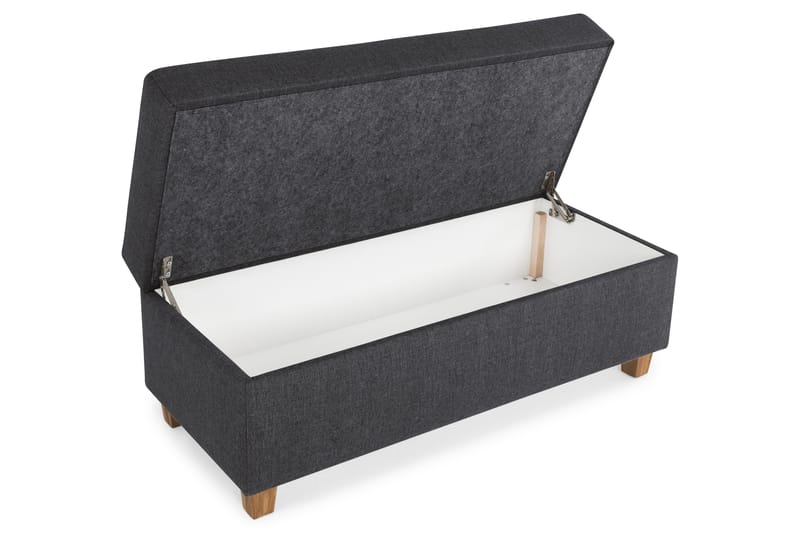 Crazy Fotpall med Förvaring 120x50 - Mörkgrå - Möbler - Stolar & fåtöljer - Pall & puff - Fotpall