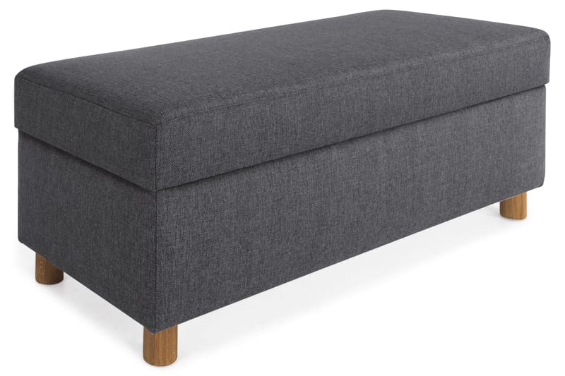 Crazy Fotpall med Förvaring 120x50 - Mörkgrå - Möbler - Stolar & fåtöljer - Pall & puff - Fotpall