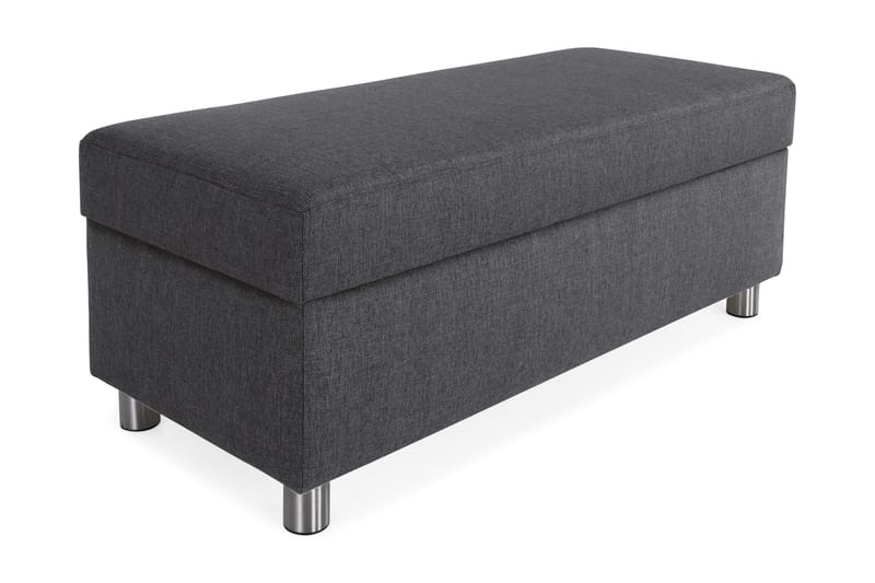 Crazy Fotpall med Förvaring 120x50 - Mörkgrå - Möbler - Stolar & fåtöljer - Pall & puff - Fotpall