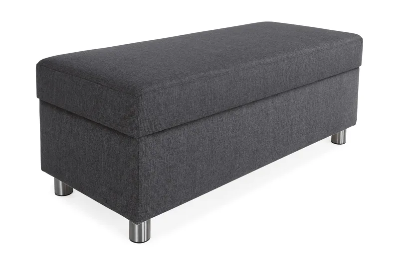 Crazy Fotpall med Förvaring 120x50 - Mörkgrå - Möbler - Stolar & fåtöljer - Pall & puff - Fotpall