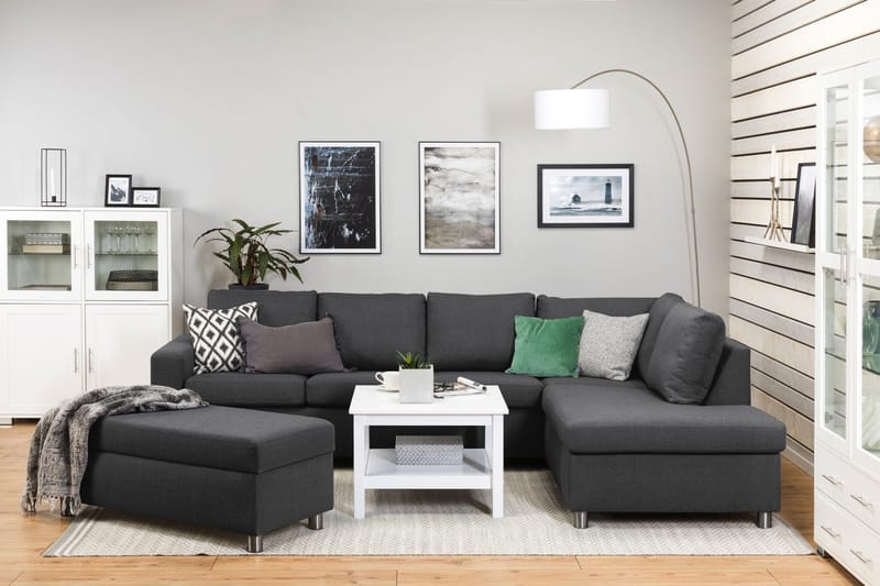 Crazy Fotpall med Förvaring 120x50 - Mörkgrå - Möbler - Stolar & fåtöljer - Pall & puff - Fotpall