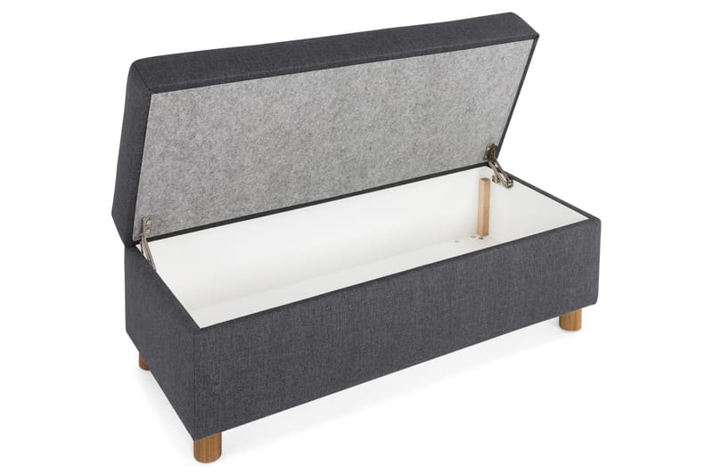 Crazy Fotpall med Förvaring 120x50 - Mörkgrå - Möbler - Stolar & fåtöljer - Pall & puff - Fotpall