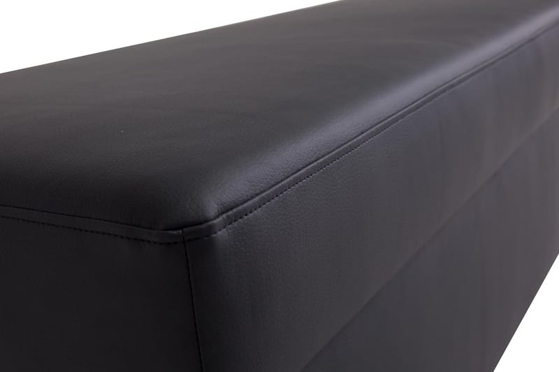 Crazy Fotpall med Förvaring 120x50 - Svart Konstläder - Möbler - Stolar & fåtöljer - Pall & puff - Fotpall