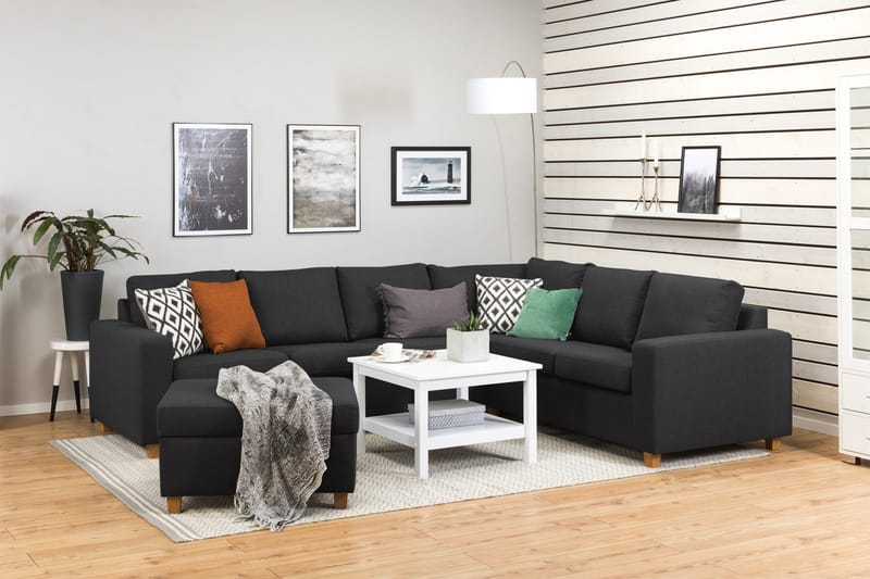 Crazy Fotpall med Förvaring 80x65 - Antracit - Möbler - Stolar & fåtöljer - Pall & puff - Fotpall