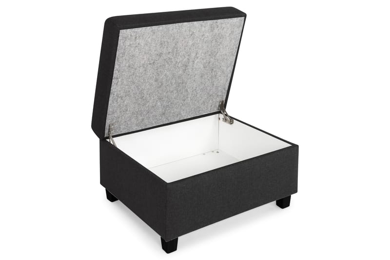 Crazy Fotpall med Förvaring 80x65 - Antracit - Möbler - Stolar & fåtöljer - Pall & puff - Fotpall